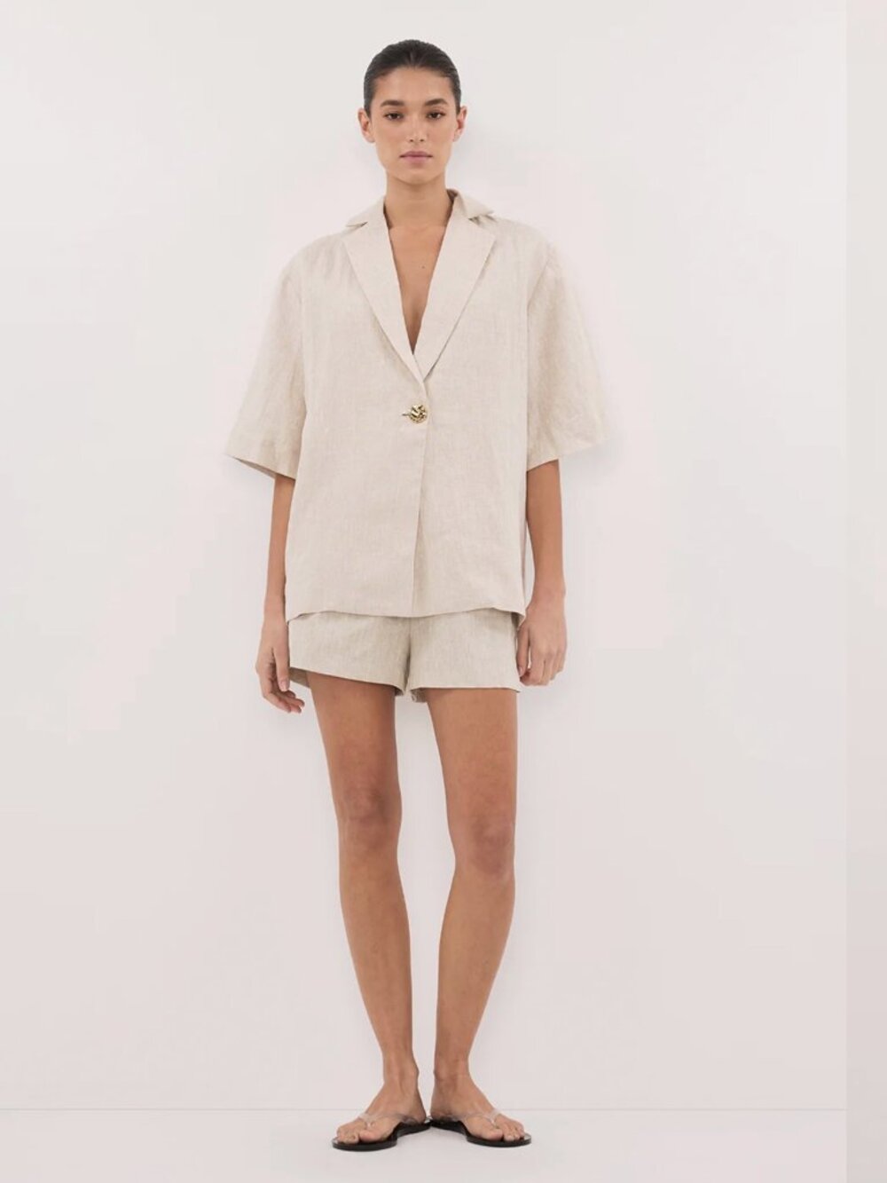 DISSH NALA LINEN RESORT SHIRT AU 8 / US 4